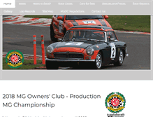 Tablet Screenshot of mgoc-championship.co.uk